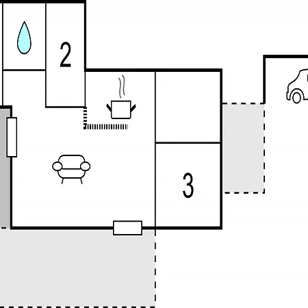 Three-bedroom Holiday In Løkken